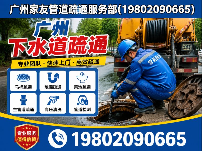 黄埔区荔湾区管道疏通展示图